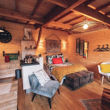 La Cabane Du Bon Chemin ,Spa Laval  Extérieur photo
