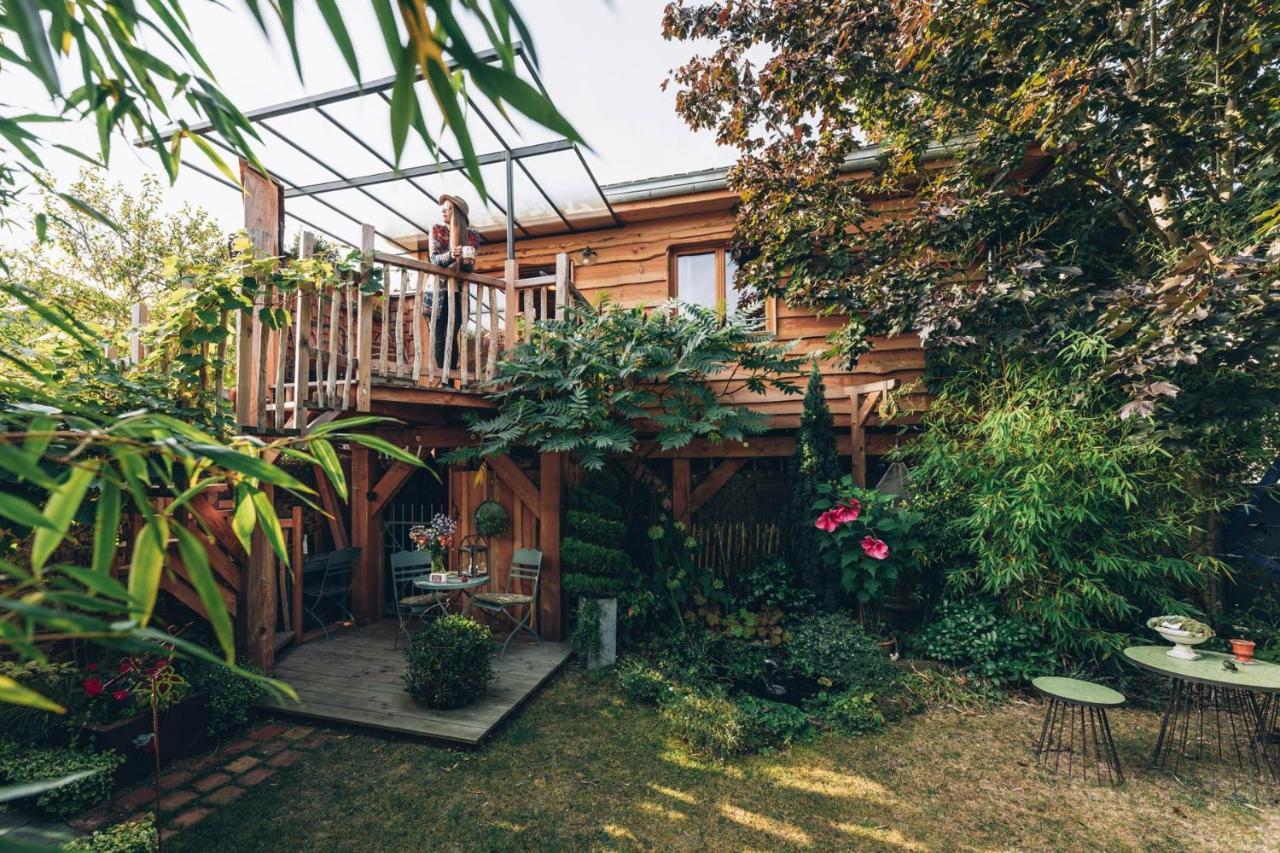 La Cabane Du Bon Chemin ,Spa Laval  Extérieur photo